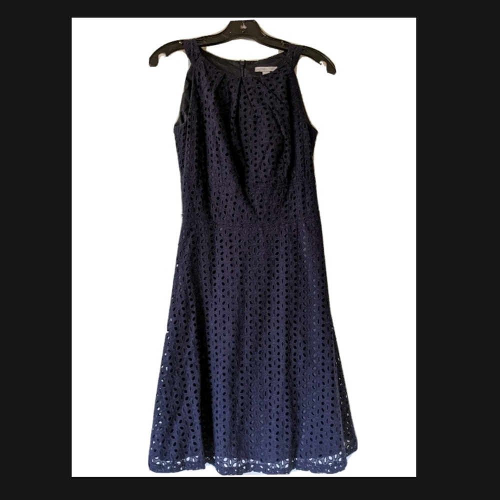 EUC New York & Co Sleeveless Dress, Blue, 2